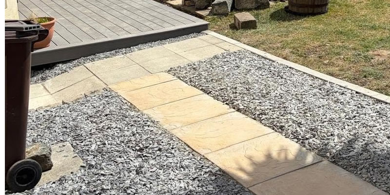 Patio laying North Wales