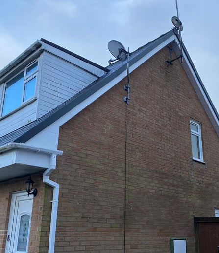 Roofing contractors in Anglesey